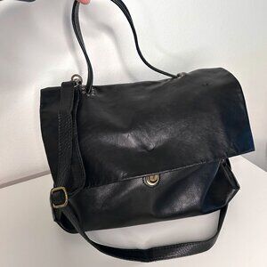 Campomaggi Black Italian Leather Bag with Dustbag